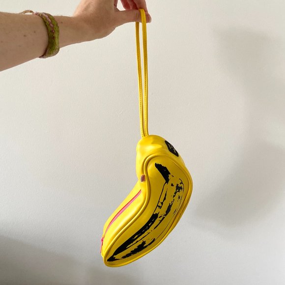 Paul Frank x Andy Warhol • RARE • Banana Clutch Purse • Like New • Collab • Bag - Picture 6 of 15
